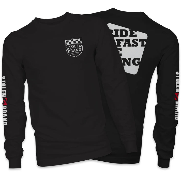 FAST-TIMES COLLECTION "RIDE FAST DIE YOUNG" LONG SLEEVE TEE