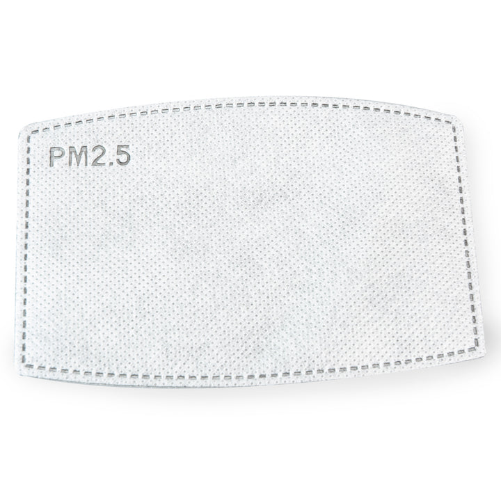 PM2.5 CARBON FILTER FOR FACE MASK W/ FILTER POCKET